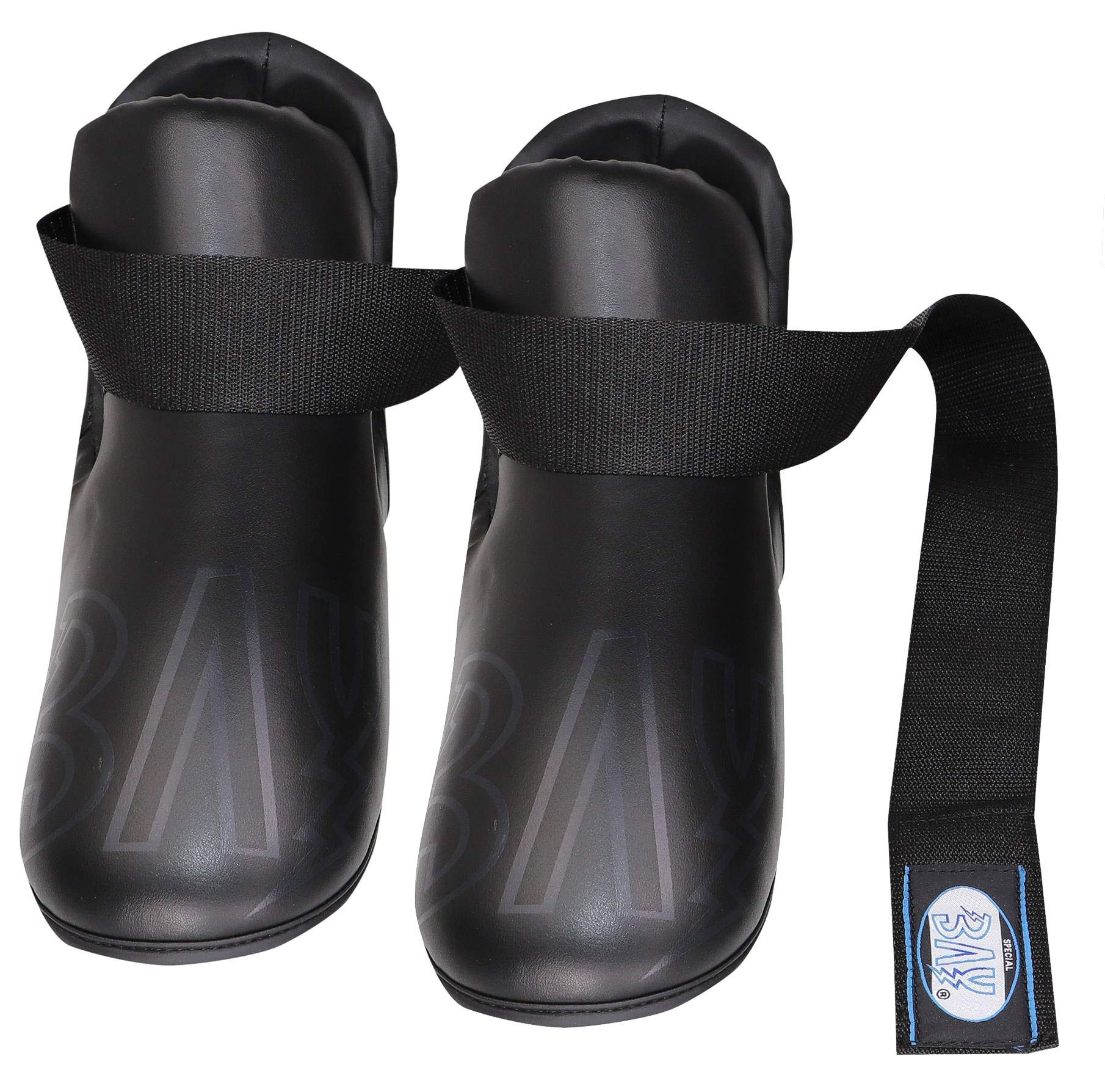 Bay BlackKick Fußschutz MESH ZEHENTASCHE Fußschützer Kickboxen Kick-Boxen Safety XXS XS S M L XL XXL