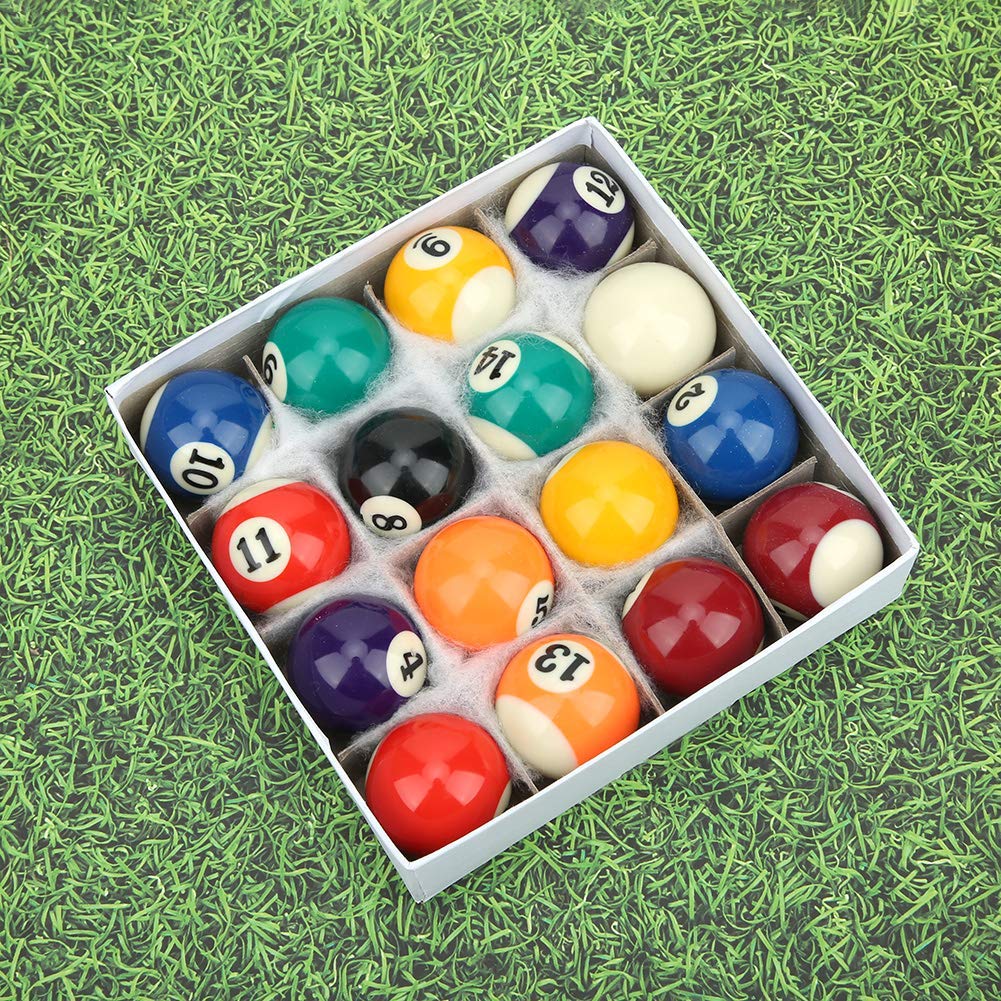Set Completo di Palle da Biliardo 38mm Mini Palla da Biliardo 16 Pezzi Portatile
