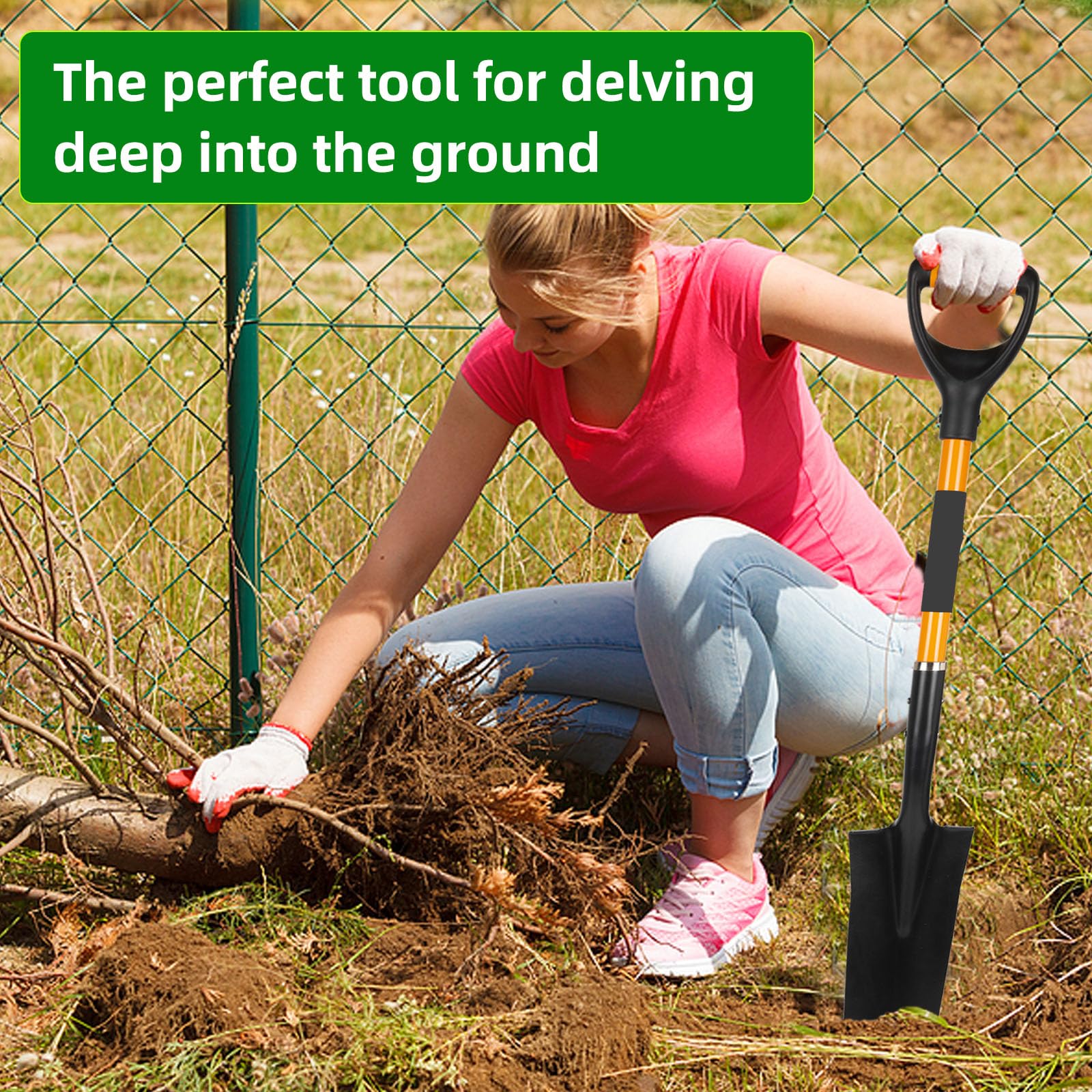 Spade Shovel - Durable Garden Tool -3