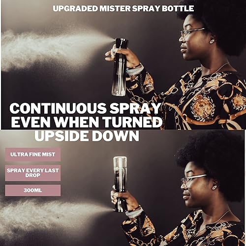 Miniatura 5 de Juego de rizador sin calor, juego de 3 piezas con cepillo de bambú, peines de cola de rata y botella rociadora de cabello  Cepillo de bambú natural