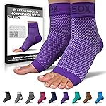SB SOX Plantar Fasciitis Relief Socks - Ankle Brace Compression Sleeve - Arch Support for Foot Pain, Swelling, Heel Spurs - Foot Brace for Achilles Tendonitis Relief, Injury Recovery (Purple, Medium)