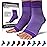 SB SOX Plantar Fasciitis Relief Socks - Ankle Brace Compression Sleeve - Arch Support for Foot Pain, Swelling, Heel Spurs - Foot Brace for Achilles Tendonitis Relief, Injury Recovery (Purple, Medium)
