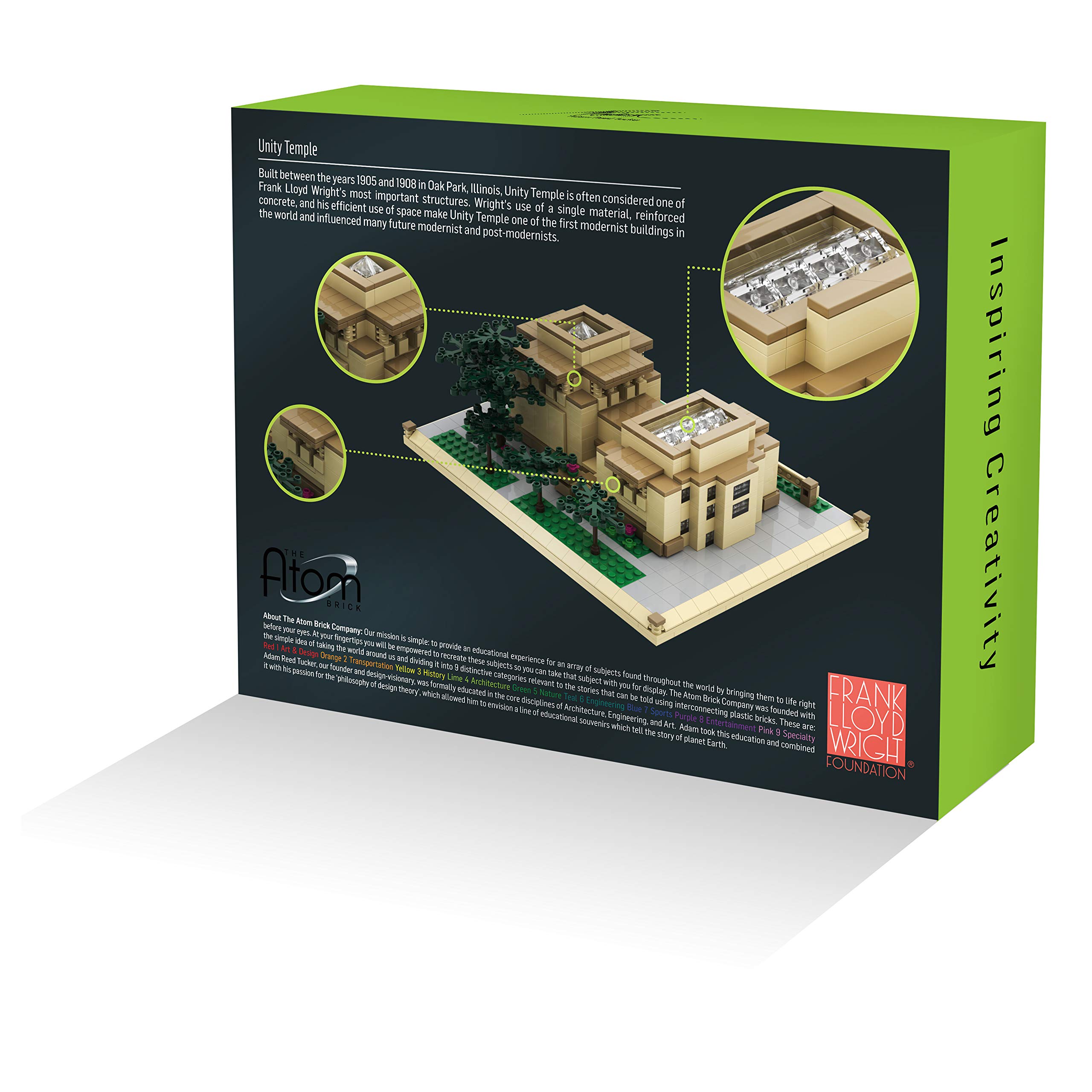 Amazon.com: Frank Lloyd Wright Unity Temple Building Set : Toys