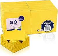 Vista 46 de Servilletas de cena negras, servilletas de papel desechables de 3 capas - para bar, cenas, bodas, cumpleaños, hechas en la UE, (125 unidades)