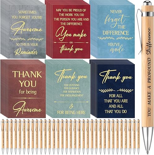 Miniatura 1 de Chuangdi 96 piezas de regalo de agradecimiento a los empleados, regalos de agradecimiento para compañeros de trabajo, cuaderno inspirador,