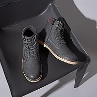 Vista 5 de Vostey Botas de senderismo impermeables para hombre, botas chukka casuales para hombres