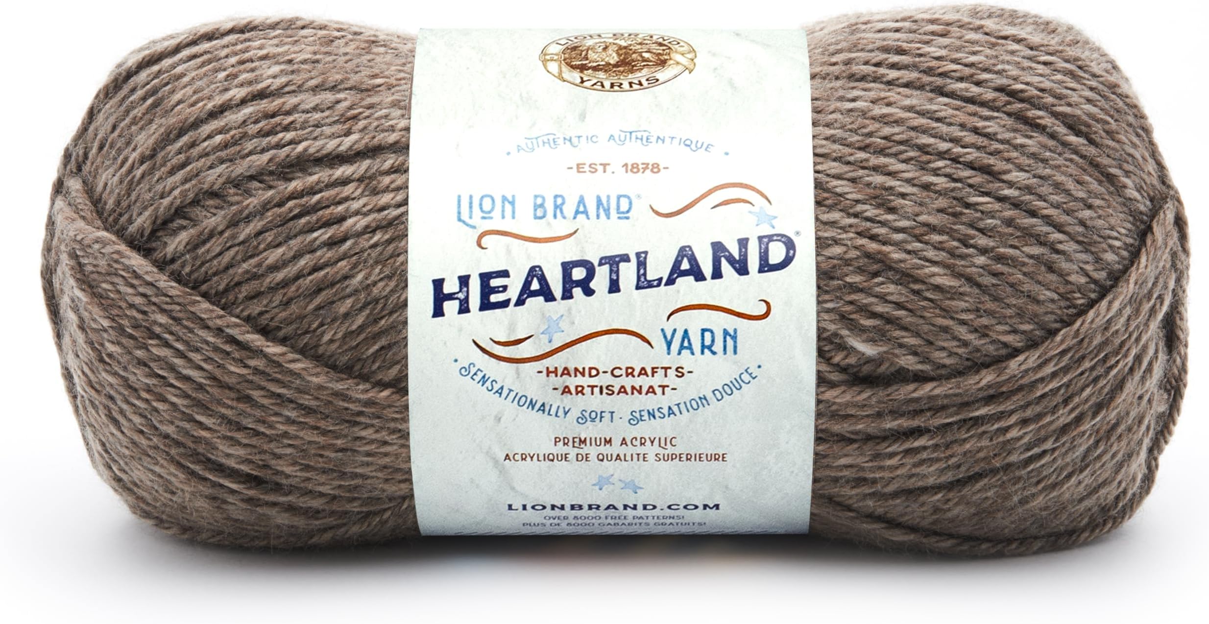 Heartland, Worsted-Weight Yarn for Knitting, Crochet, and Crafts, Mammoth Cave, 1 Pack