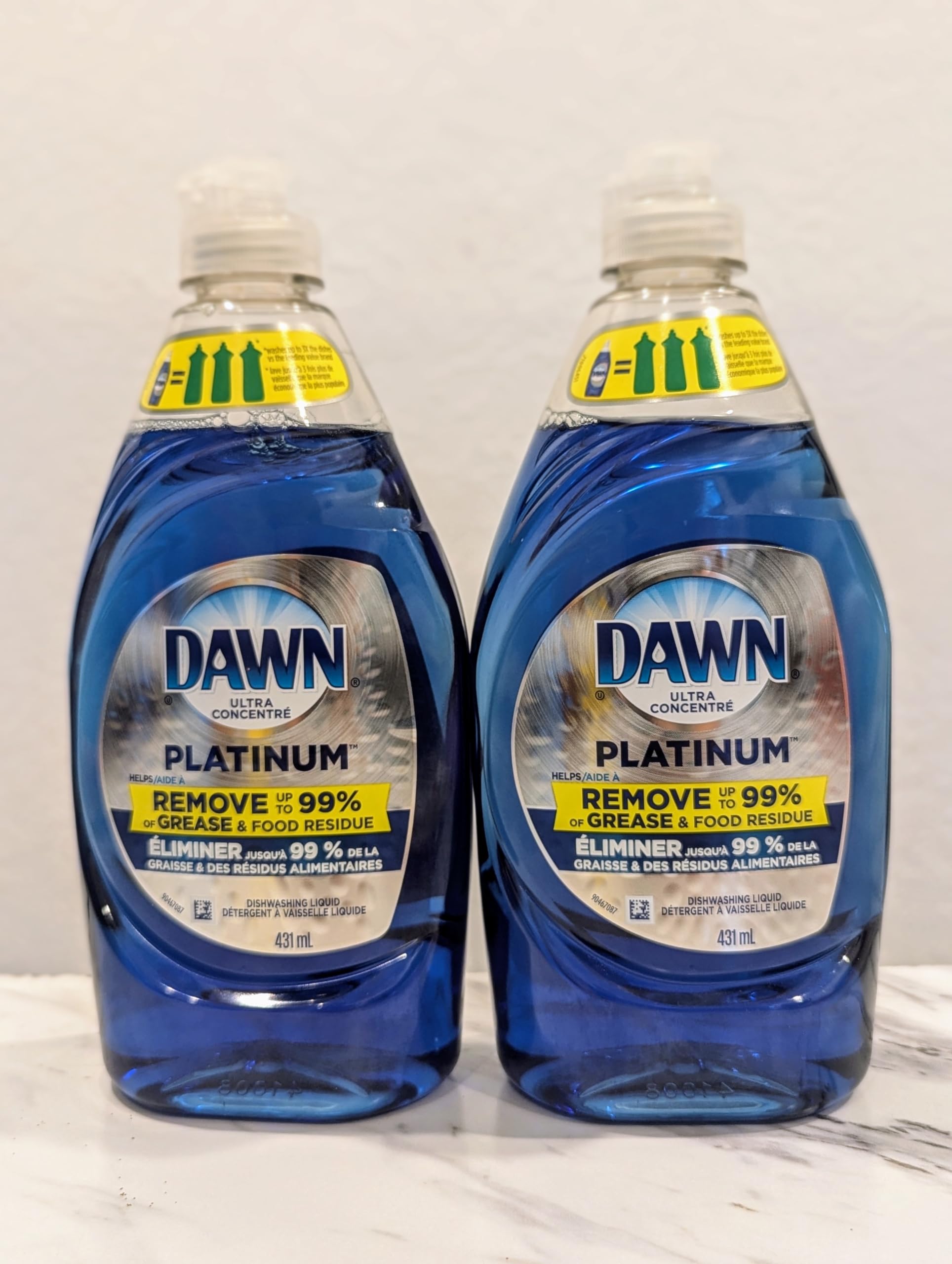 DawnPlatinum Dishwashing Liquid, 7.3 Fl Oz (Pack of 2)