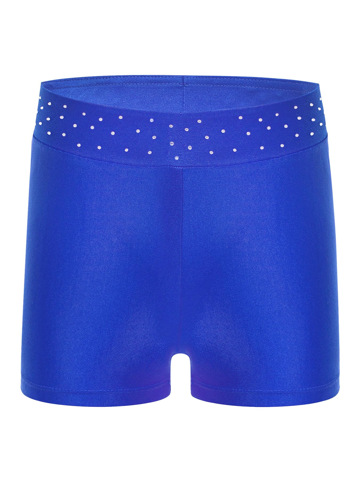 Piezas Traje Gimnasia Niñas Con Brillo Traje Entrenamiento Camiseta Manga Larga Patinaje Artístico Mono Baile Azul 15-16 años