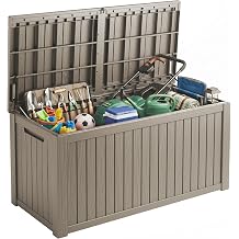 Outdoor Storage Box,200 Gallon Waterproof Deck Box [Upgraded 3.0]