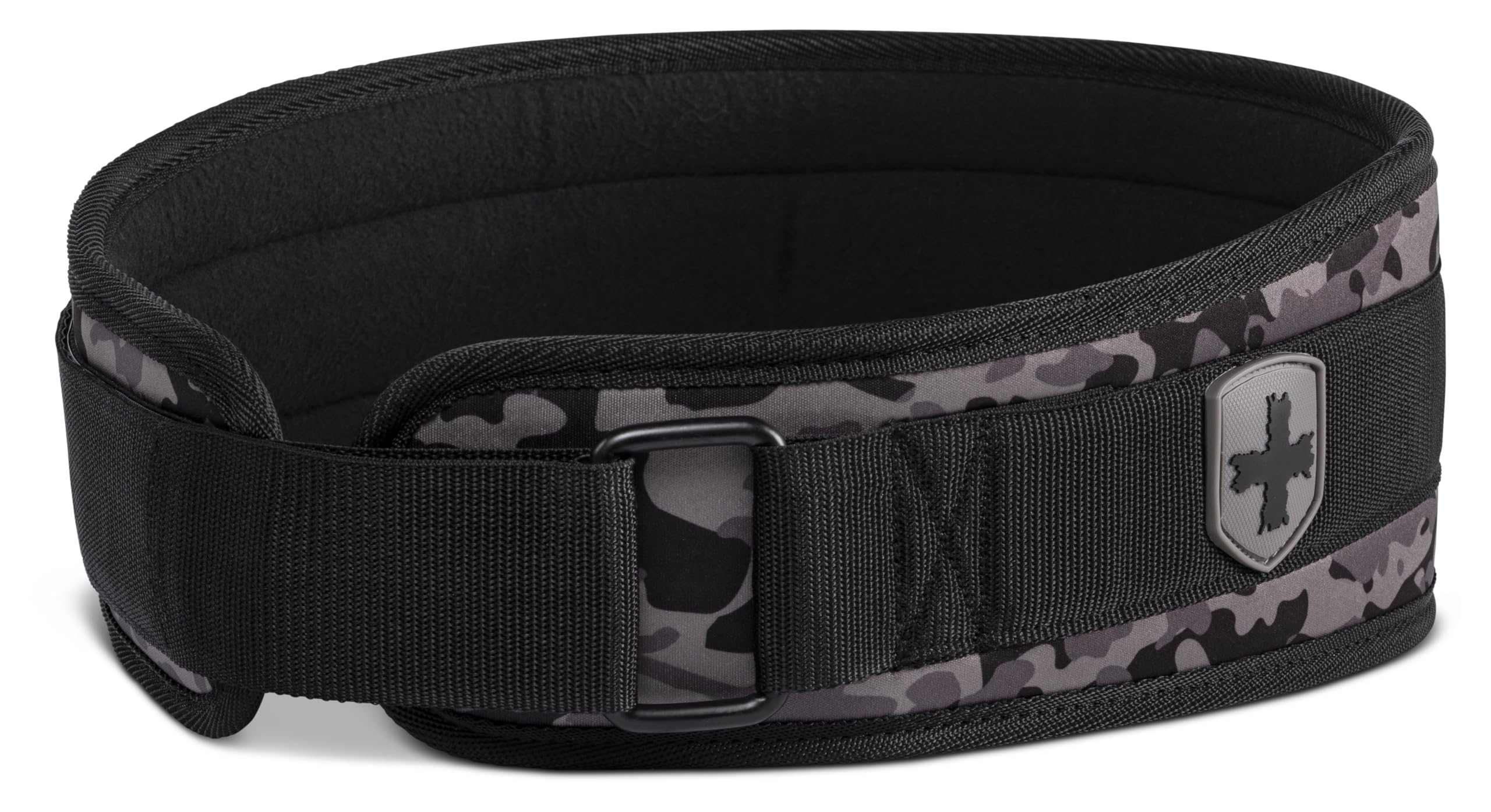Harbinger 4.5" Foam Core Weightlifting Belt-Supports Lower Back During Lifting,Foam Core Allows For Full Range Of Motion,Built To Fit Both Men and Women for Moderate Lifts,Large,Greyscale
