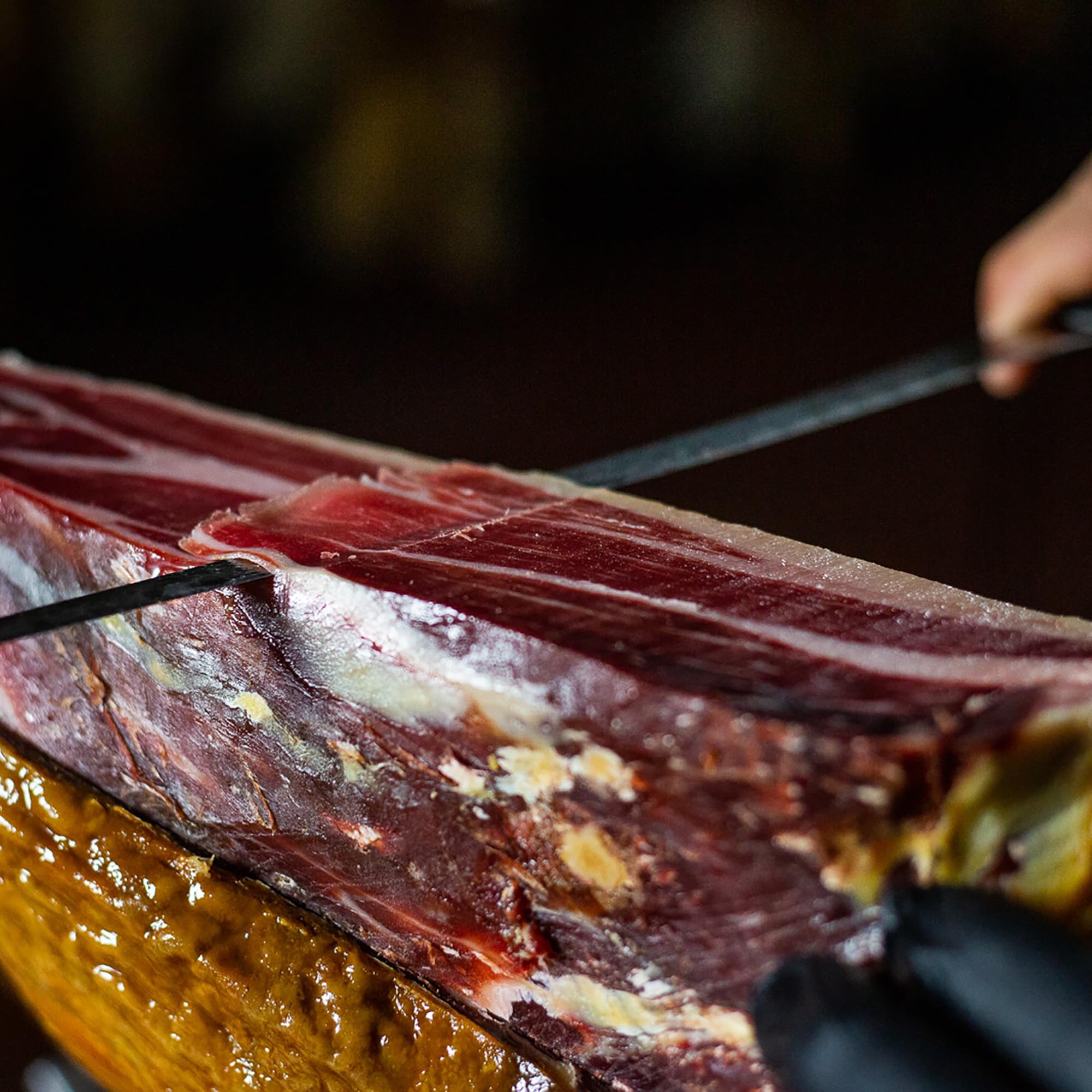 Jamón Serrano Gran Reserva - Pieza Entera - Peso de 7 a 7,5 kg - 24 Meses de Curación - Aroma Agradable e Intenso - Pata de Jamón - Sabor Dulce y Poco Salado - La Finojosa