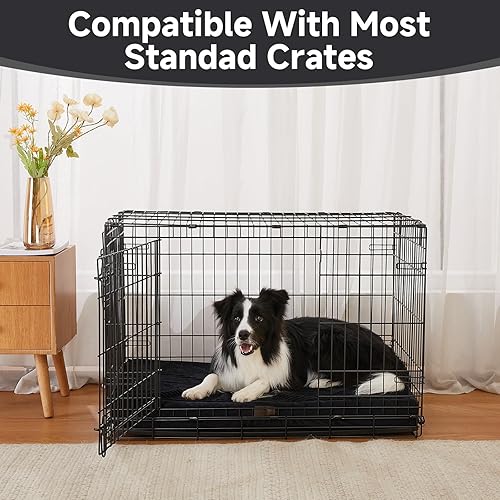 Miniatura 2 de OhGeni Cama ortopédica impermeable y lavable a máquina para mascotas medianas y grandes, adecuada para jaulas, espuma de jaula de huevos 25D, parte