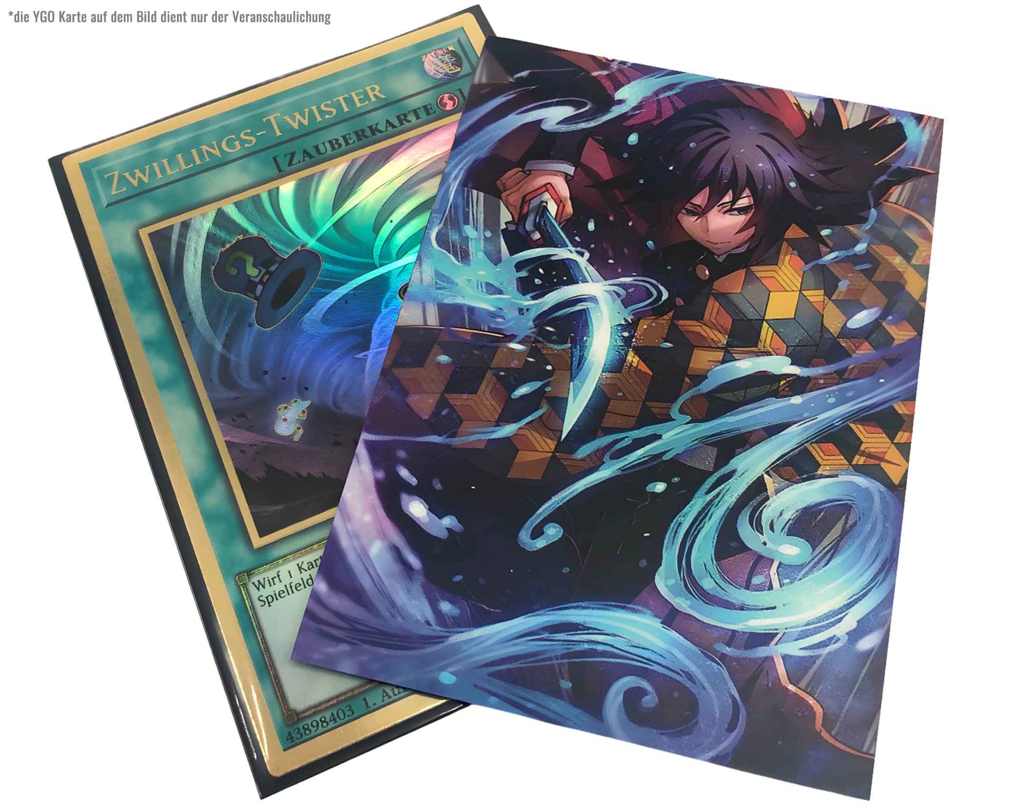 Yu-Gi-Oh! Giyu Tomioka Card Sleeves (Demon Slayer)