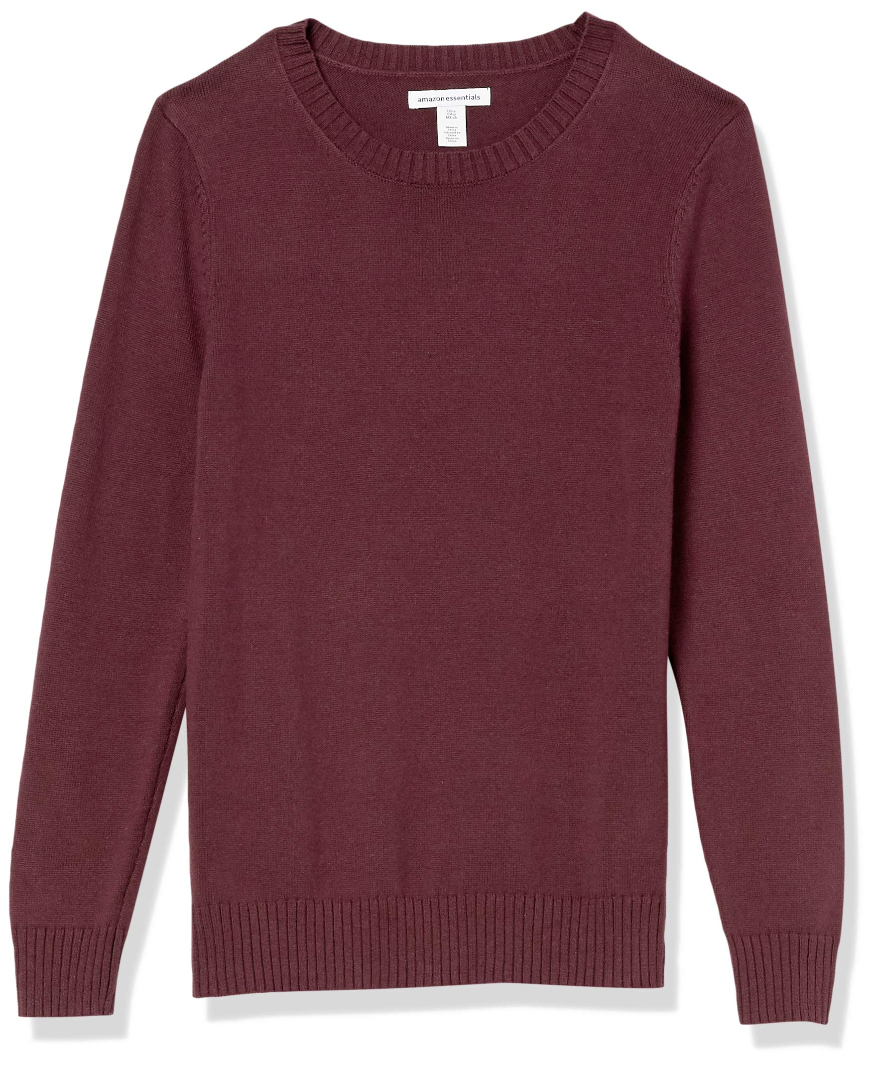 Amazon Essentials Pull À Col Rond 100% Coton (Disponible en Grande Taille) Femme