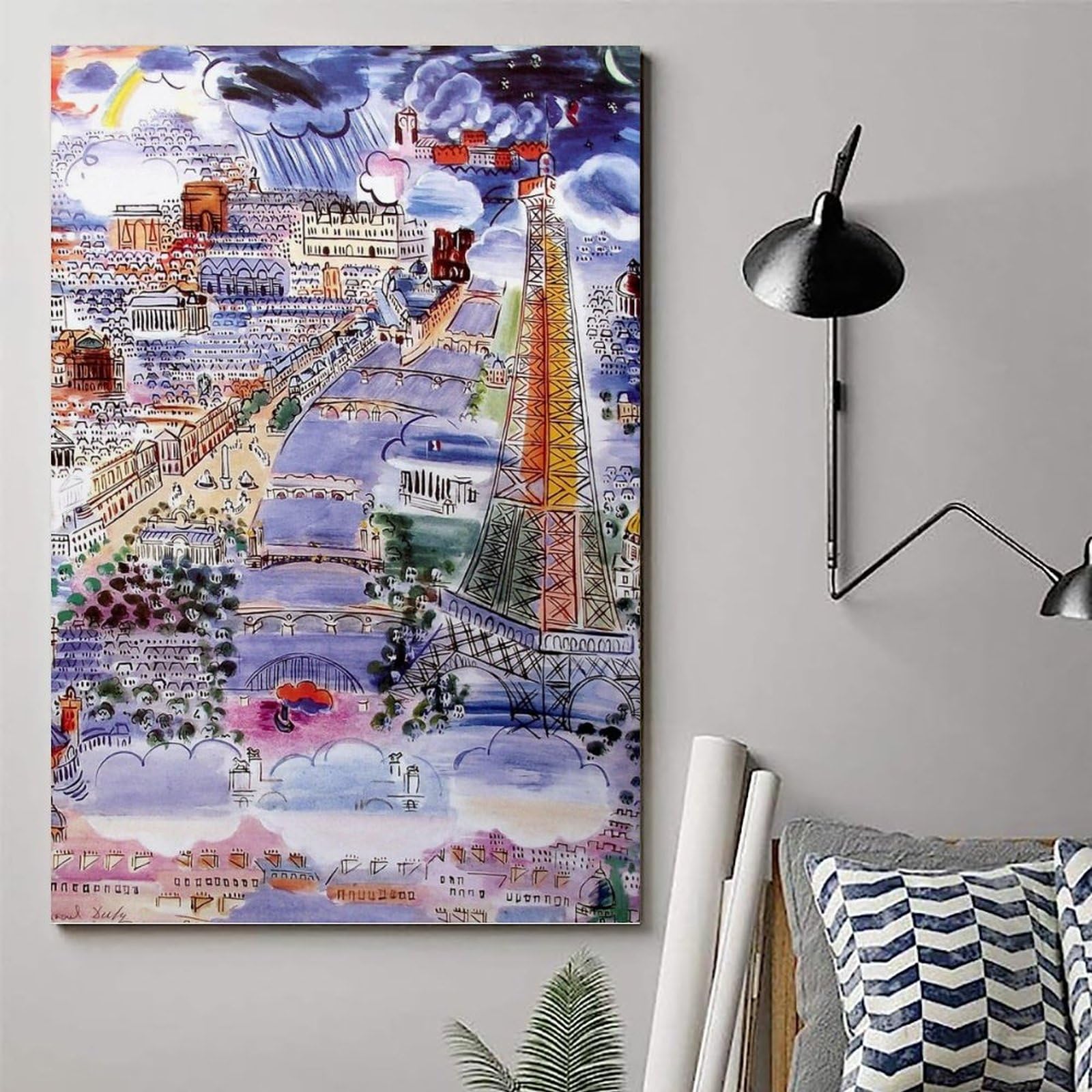 Amazon.co.jp: Raoul Dufyラウル・デュフィ絵画作品（無題）4印刷され