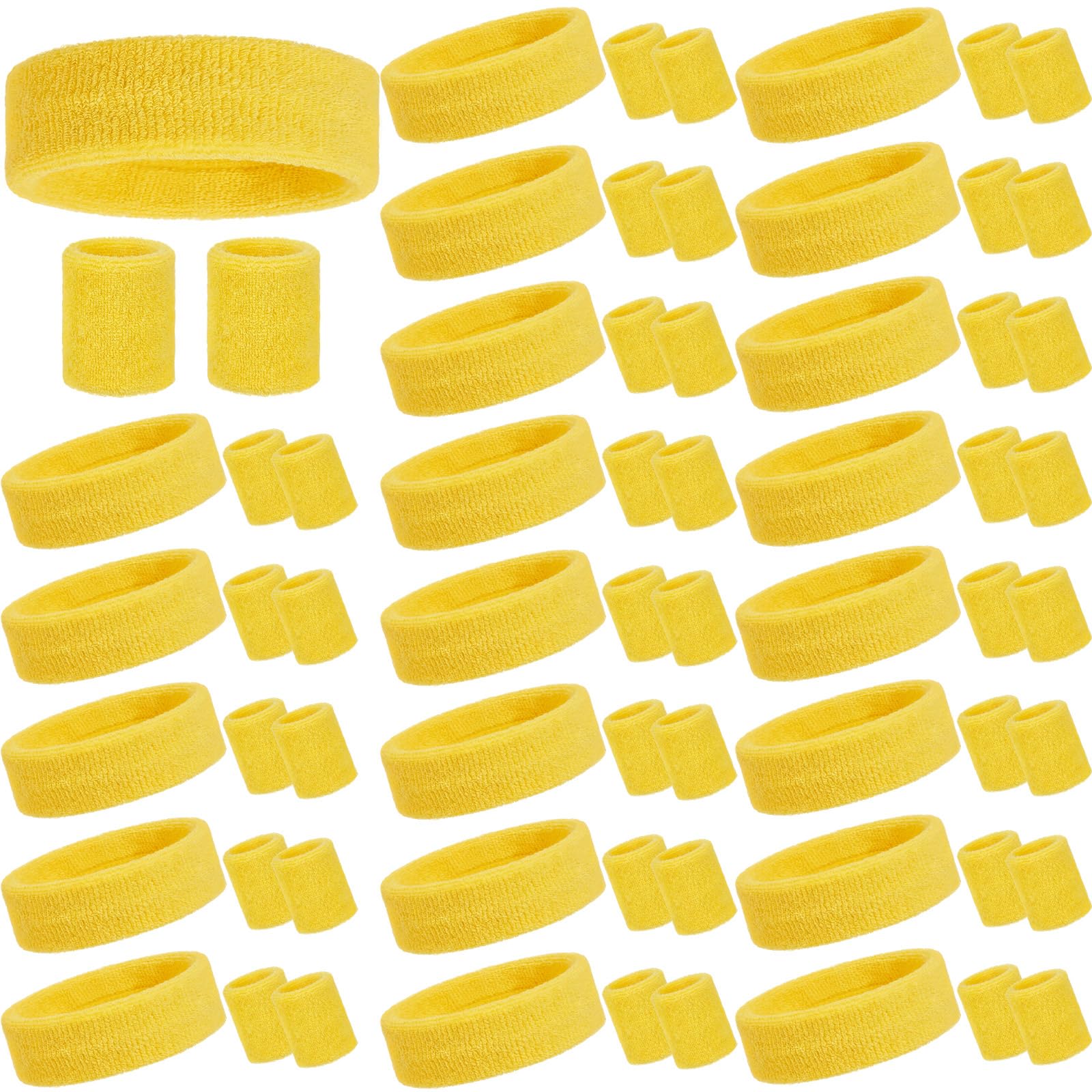72 Pcs Neon Sweatband for Kids 24 Headband 48 80s Wristband