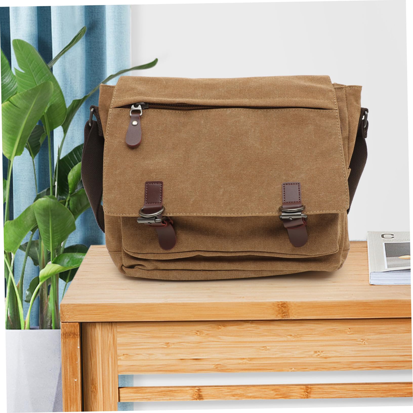 Duża Pojemna Torba Ramię z Płótna Ramię Stylowa Męska Torba Crossbody i Wygodna Co Dzień dla Studentów i Co Dzień