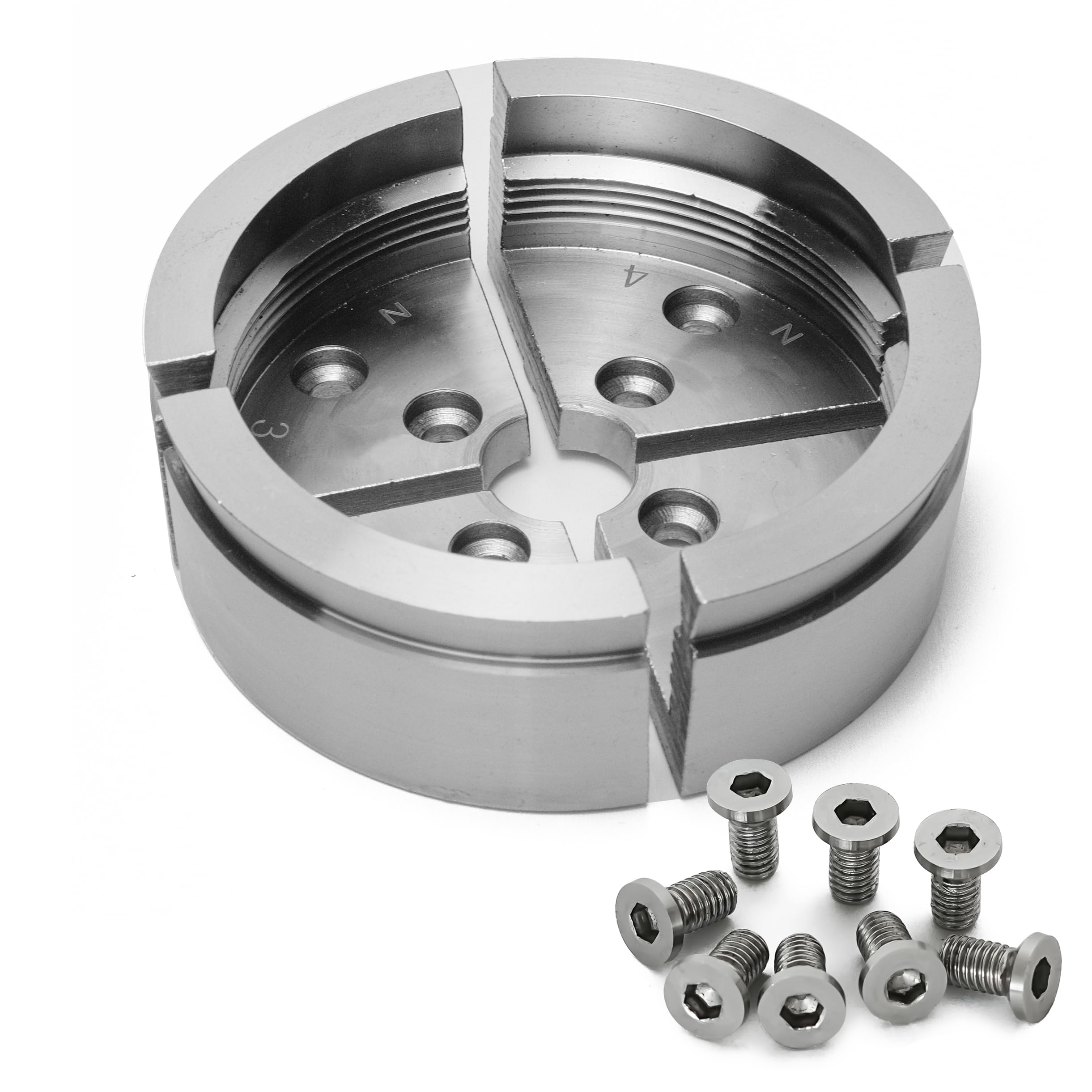 Mâchoires Powergrip pour mandrin de tour à bois en acier forgé