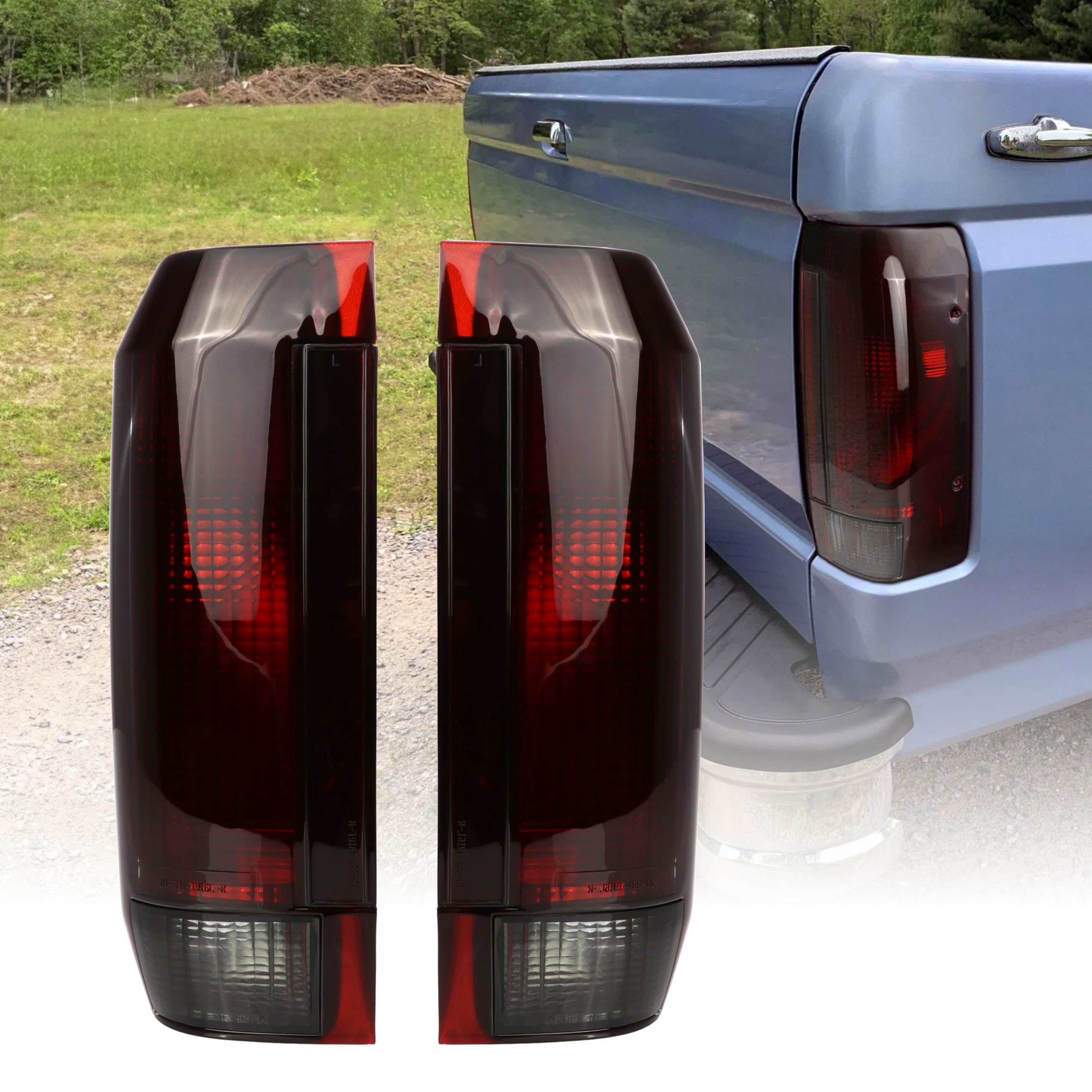 Juego De Luces Traseras Izquierda Y Derecha Para Ford Bronco 90-97, F150, F250, F350