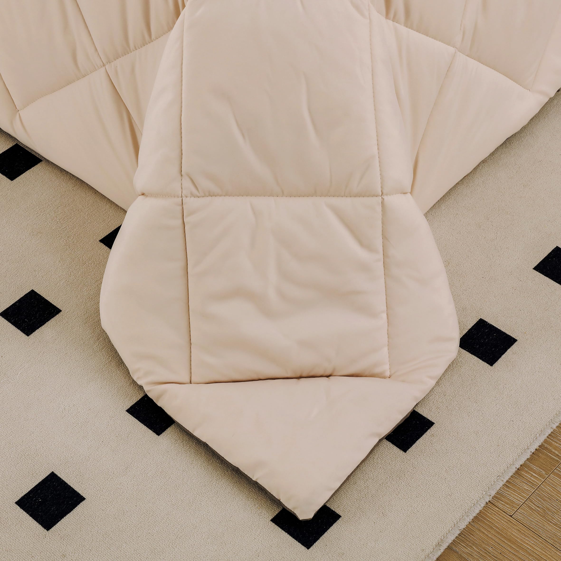 NORA HOME Edredon Cama 150 Beige Reversible. Nivel Térmico Muy Alto 4.5/5. 400 gr/m² Fibra 3D. Antiácaros. Antibacterias. Relleno Nordico Invierno 250x260. Certificado Oeko-Tex - Bicolor