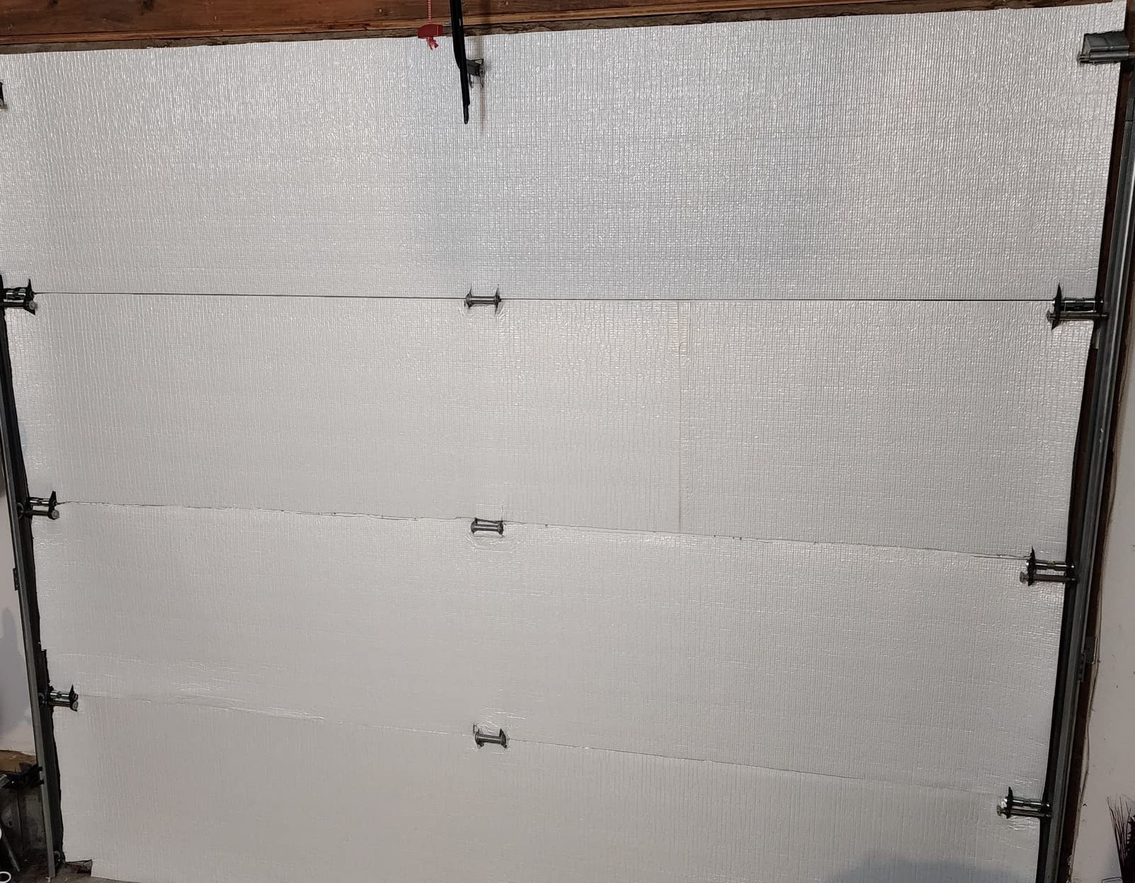 19/mo Finance NASA TECH White Reflective Foam Core 2 Car Garage Door Insulation Kit 18FT