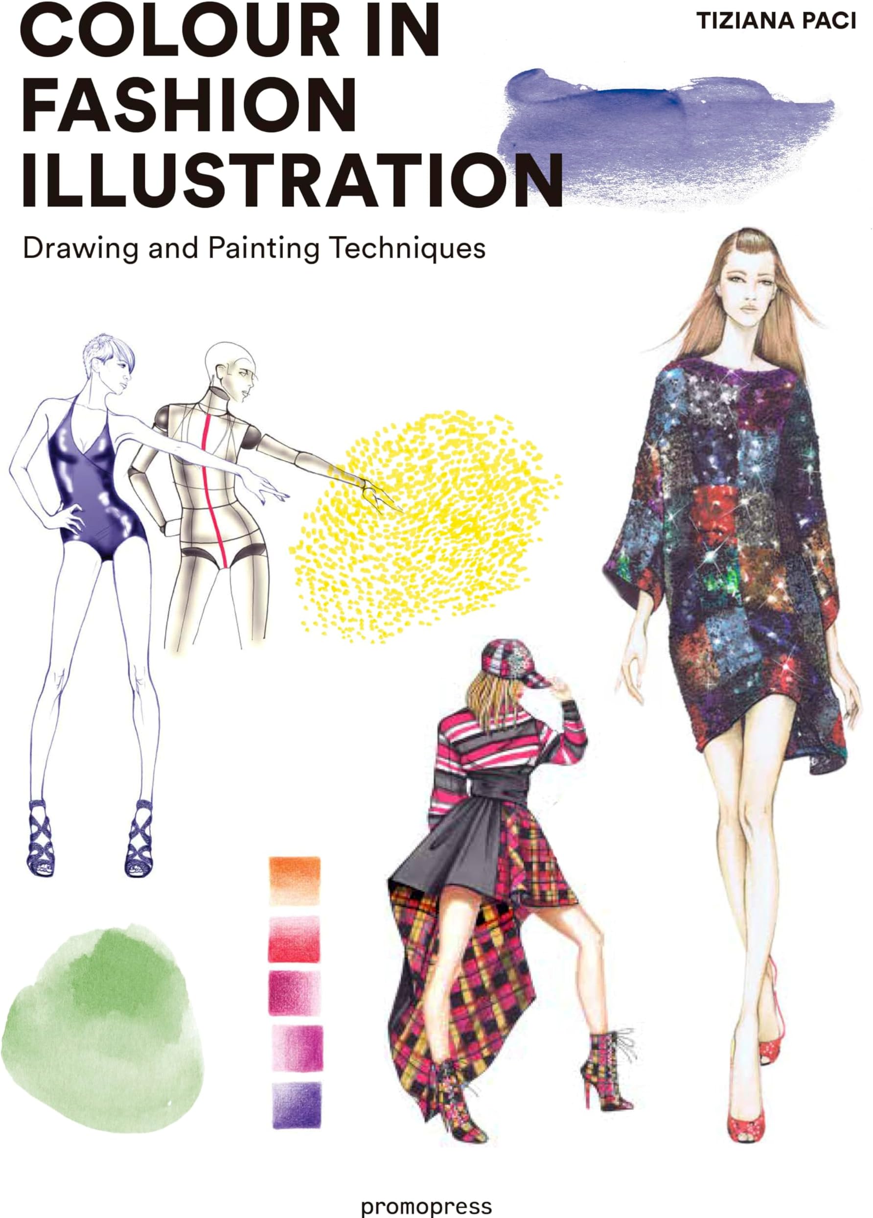 Colour in Fashion Illustration: Drawing and Painting Techniques
