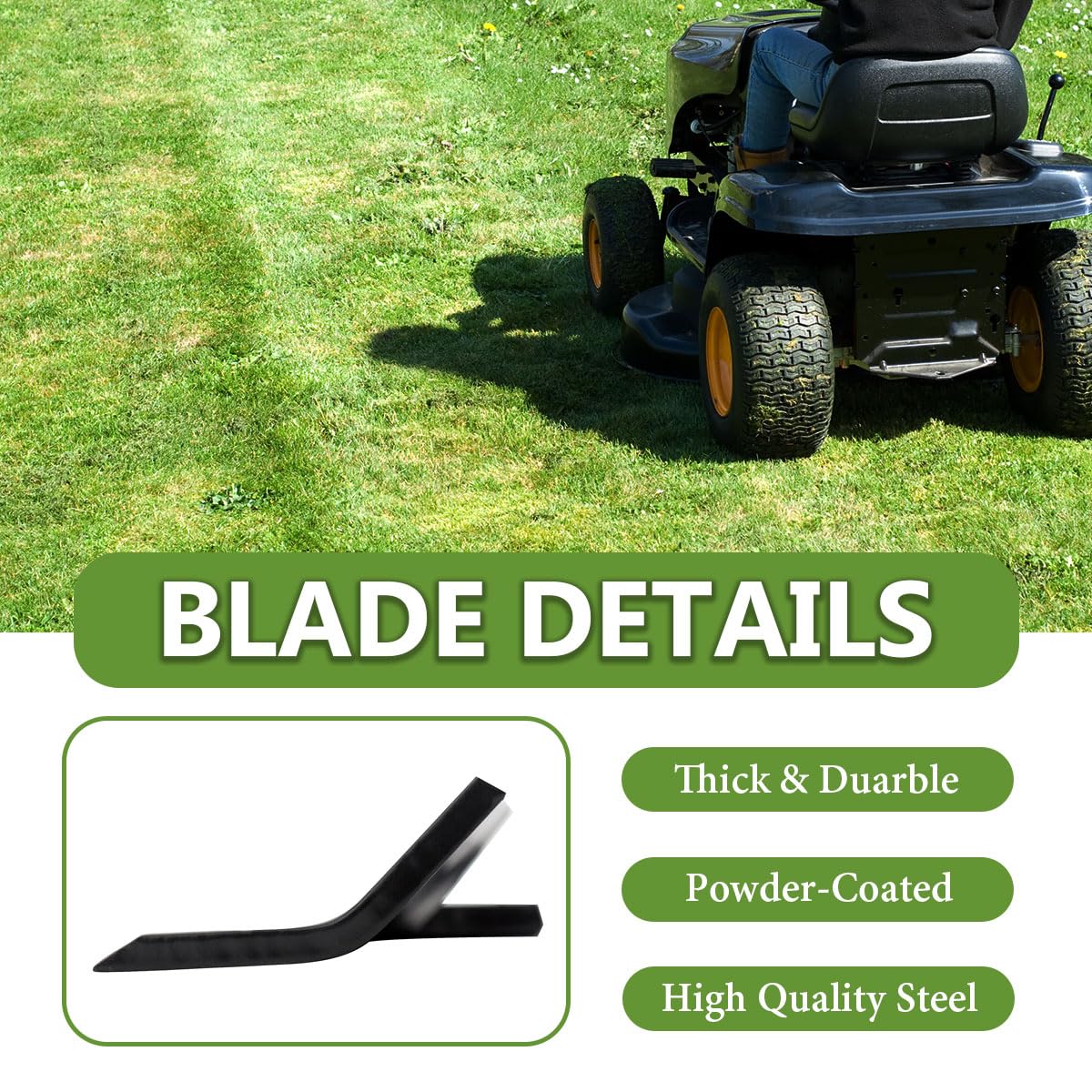 482878 - Juego de cuchillos para cortacésped de alto recorrido, sustituye a Ferris 21227S 5021227 Scag 482462 48108 Encore 481707 compatible con Scag Tiger Cub Wildcat Turf Tiger John Deere