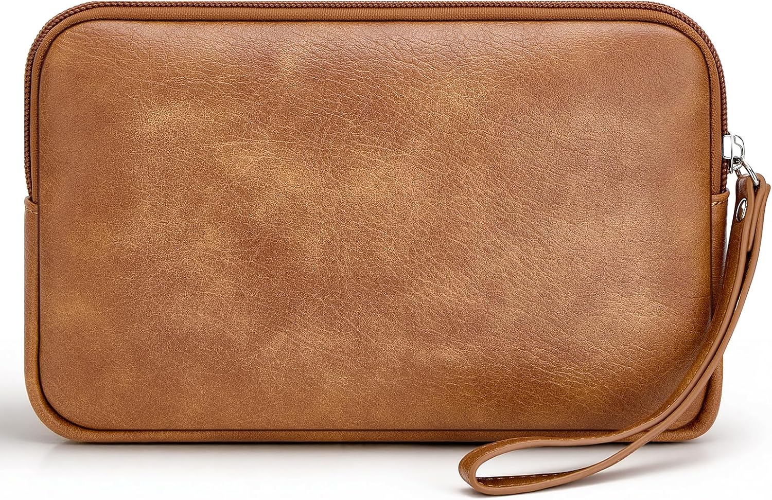 SYTRAH Wristlet Wallets for Women, Clutch Purse Brown