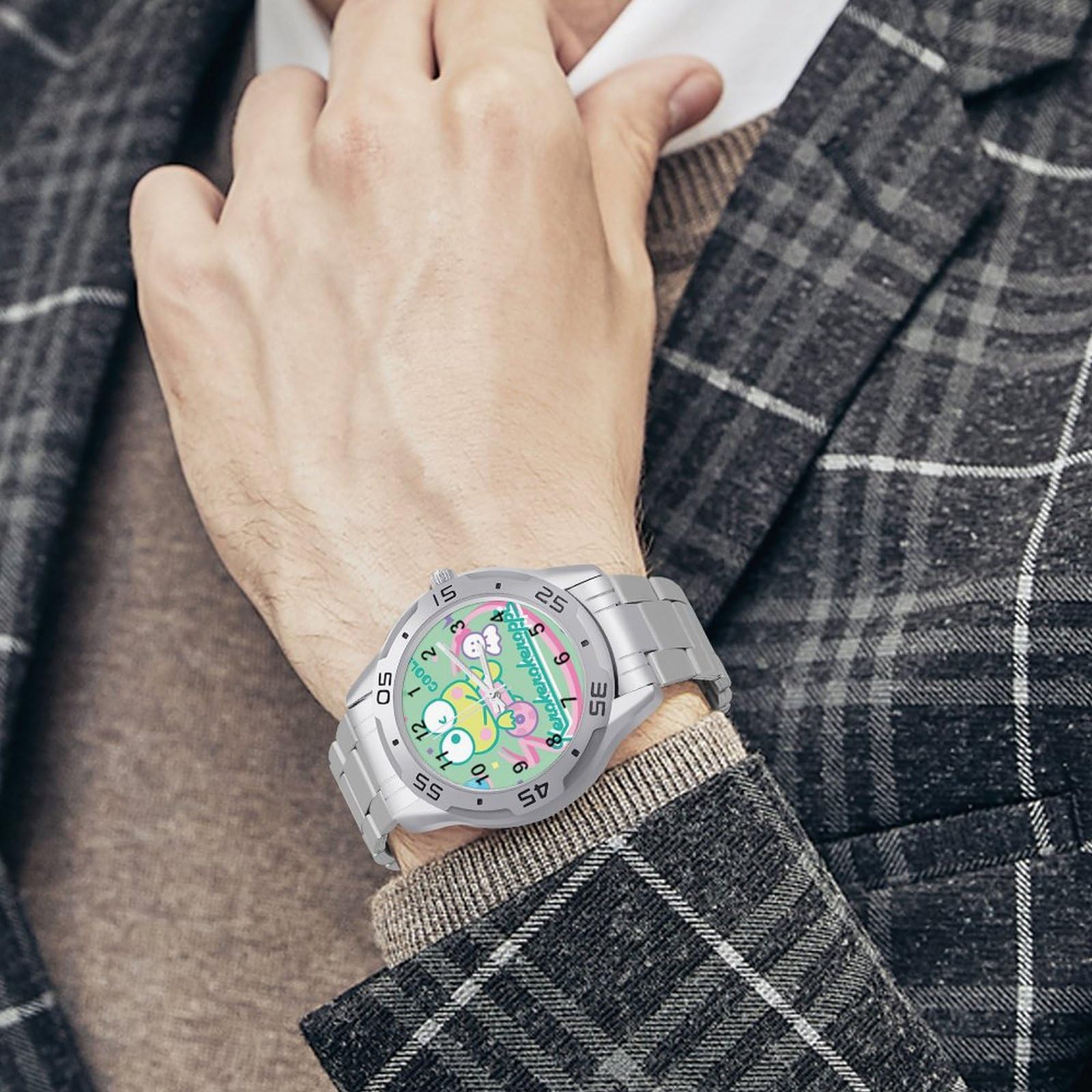 Amazon.co.jp: けろけろけろっぴ 腕時計メンズ 高級腕時計 スポーツ