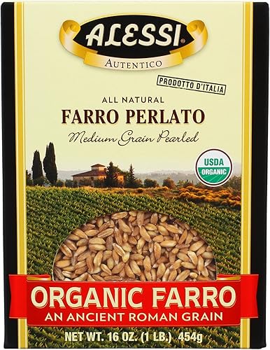 Alessi Farro orgánico, 16 onzas