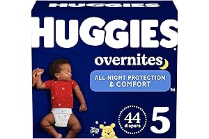 Mama Bear Size 5 Overnight Diapers: Snug, Leak-Proof Protection for Your Little One