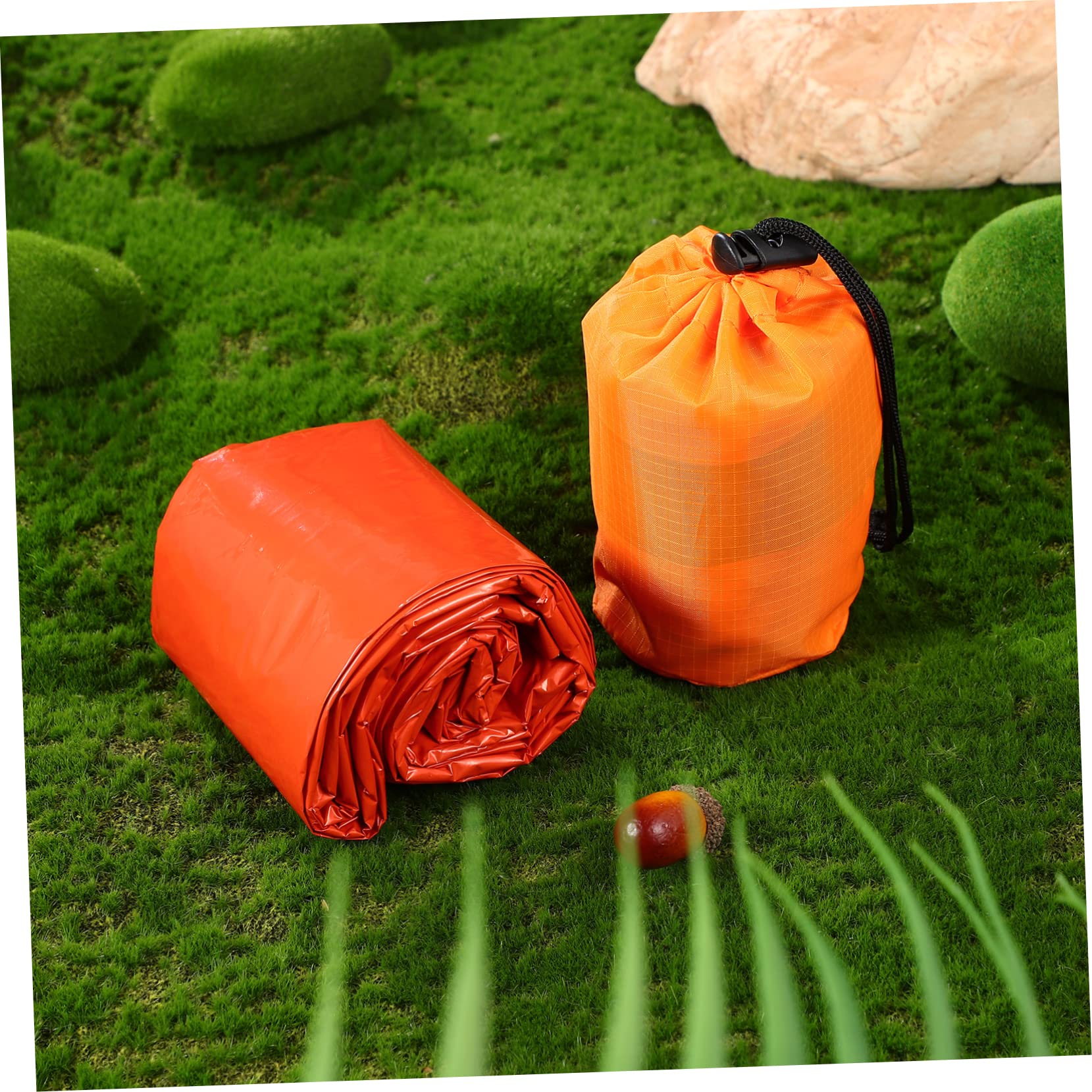 KICHOUSE Compact Storage Bag for 2X Outdoor Sleeping Bags for Camping Emergency Use