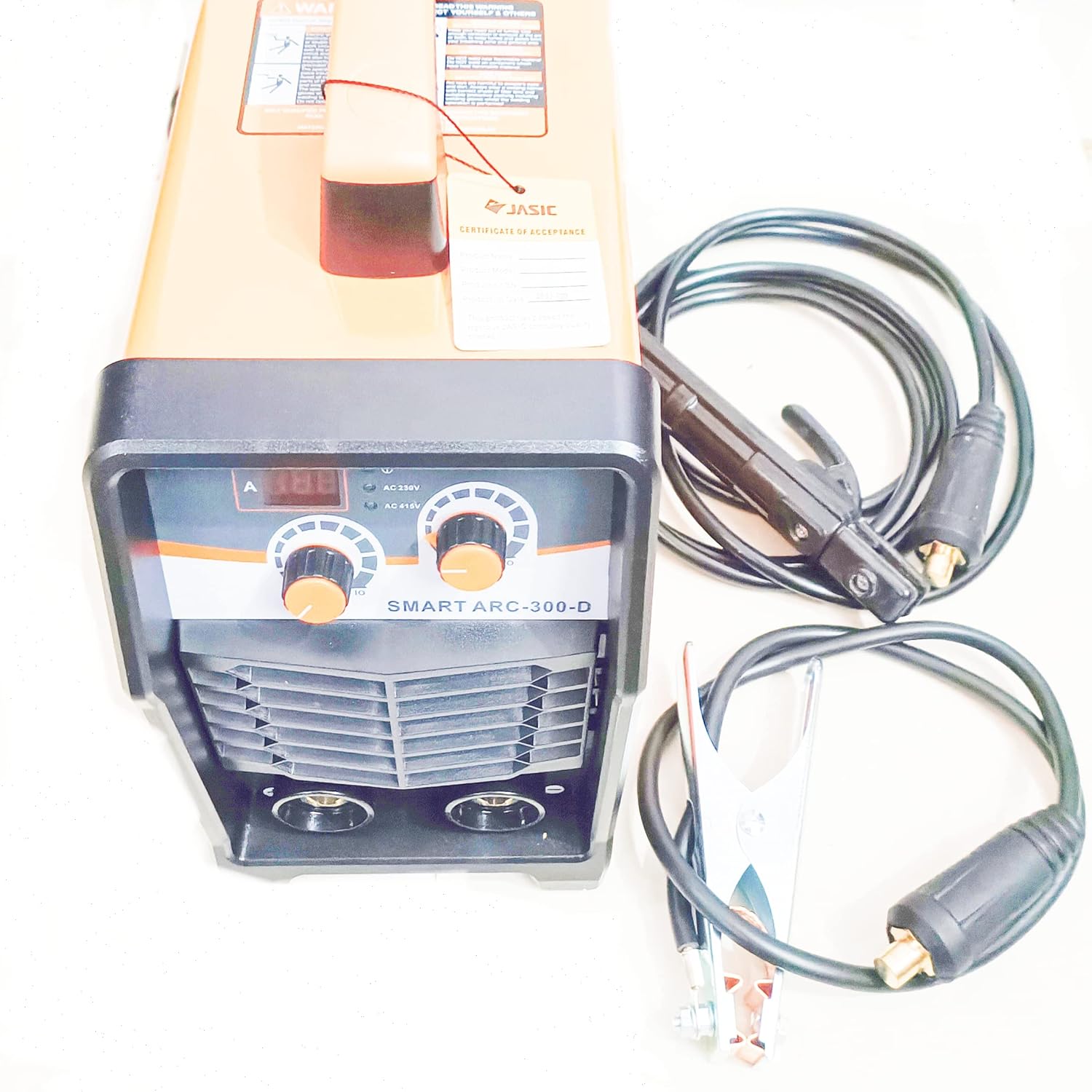 ඉහළ view of Jasic SmartArc300D with controls