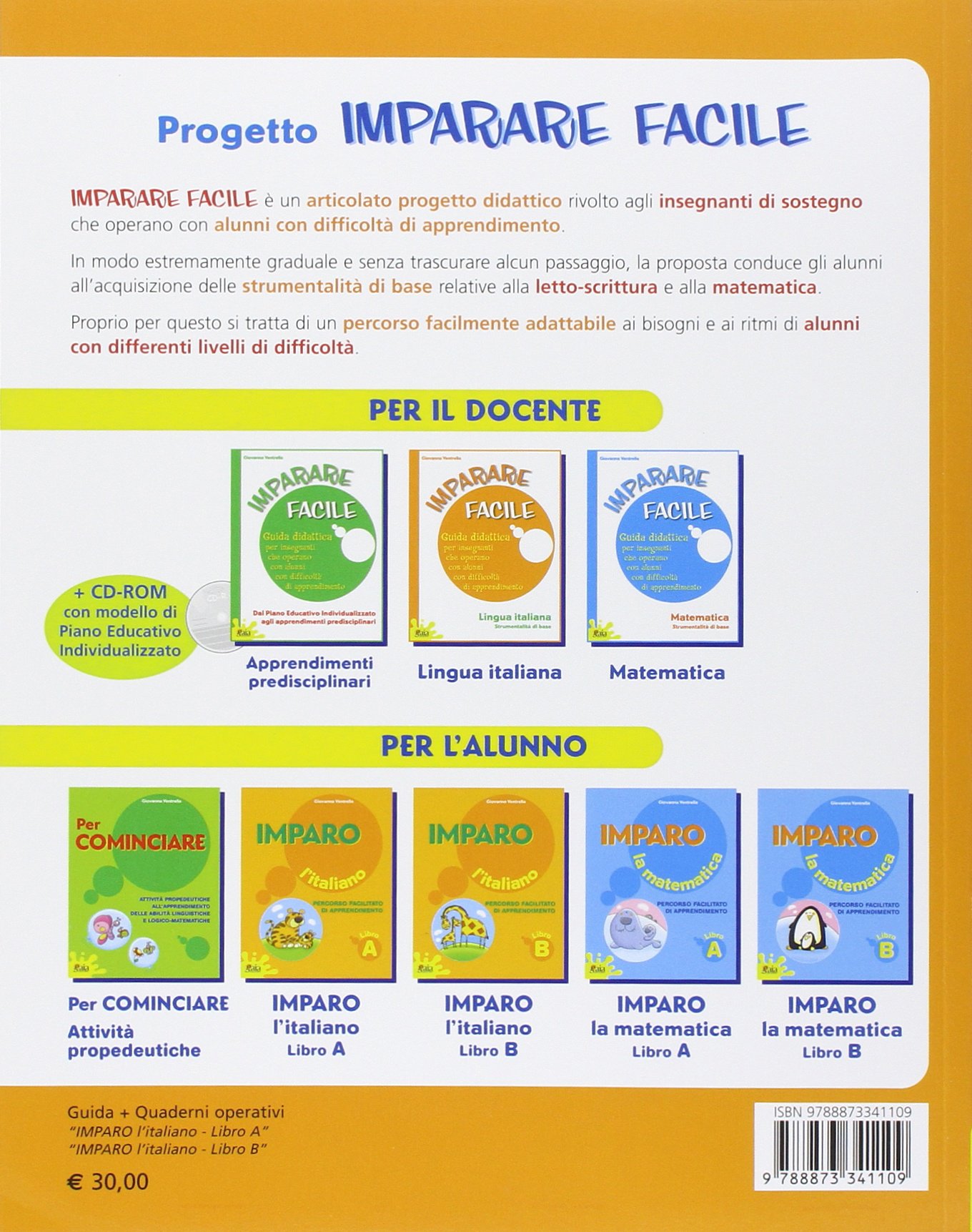 Imparare facile. Lingua italiana. Strumentalità di base