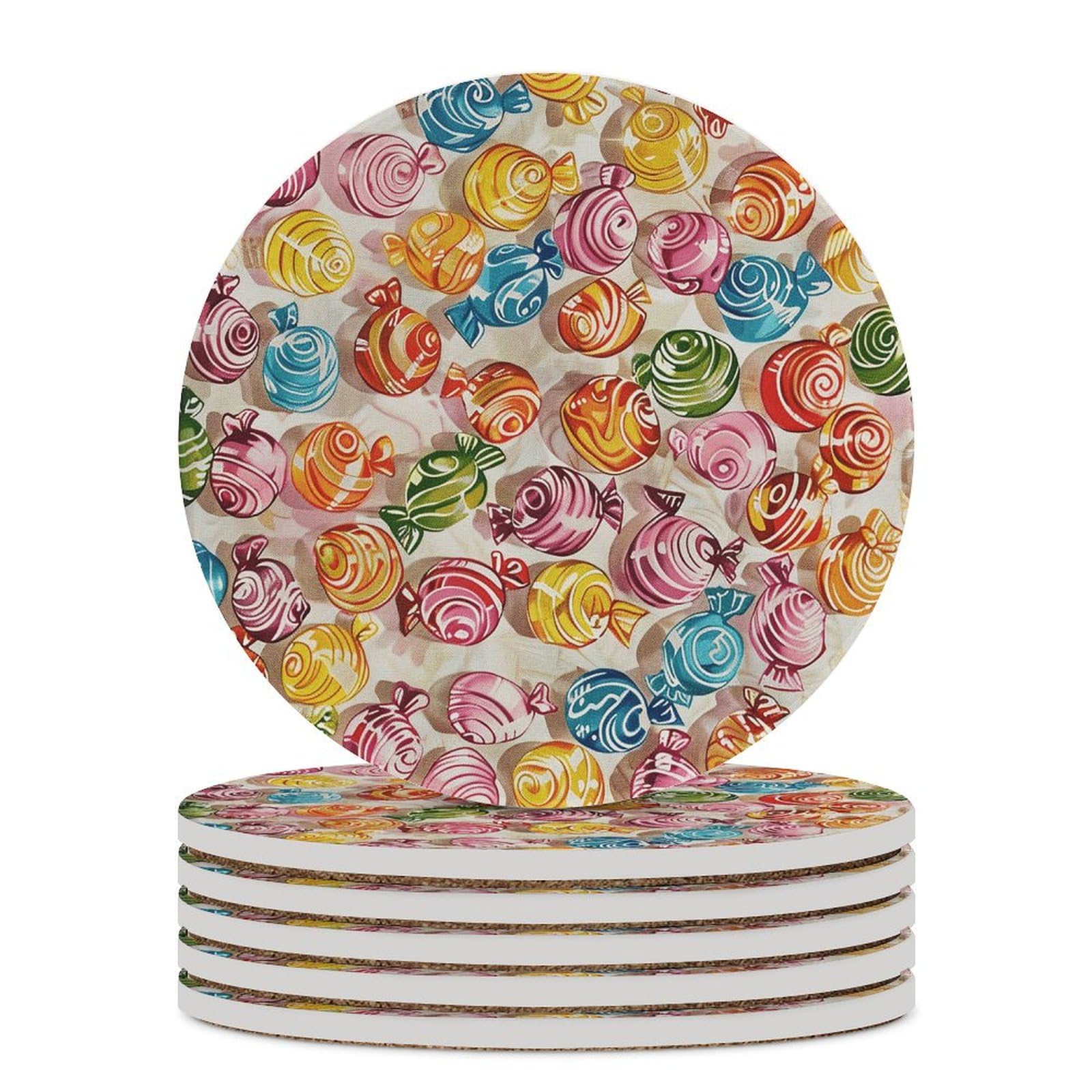 Dessous de verre anti-rayure en céramique thermique et liège de table