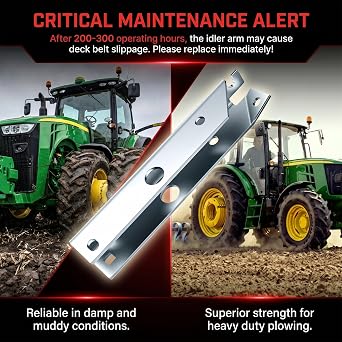 M155560 Deck Drive Lift Arm for John Deere X300, X304, X310 Tractors | Tractor Lift Arm & Idler Arm Replacement,Select Series Tractors Replacement Part