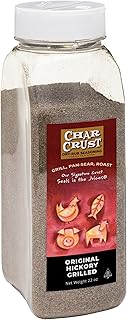 Char Crust Dry-Rub Seasonings Original Hickory Grilled | All-in-one seasonings | Perfect for Steaks, Burgers, Ribs, Tuna | Signature Crust that Seals in the Juices, 22 oz