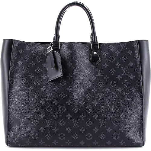 Louis Vuitton, Pre-Loved Grand Sac Bag Monogram Eclipse Canvas, Black