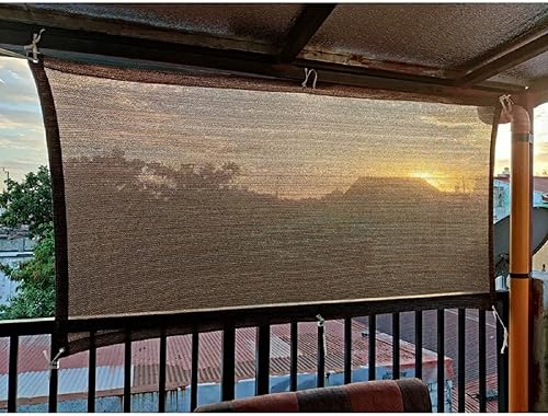 Pantalla de Privacidad para Cerca Balcón Tela de Sombra Solar 3 pies 3 pulgadas x 9 pies 9 pulgadas 80% Tela de Sombra Pantallas de Patio Exterior