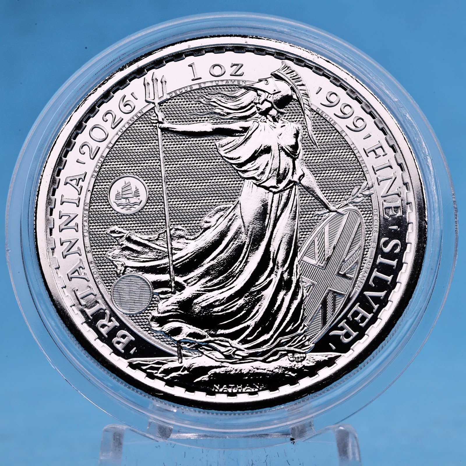 1 oz Silbermünze 2026 Britannia Privy Mark Hong Kong Großbritannien 1 Oz Silber silver coin 999