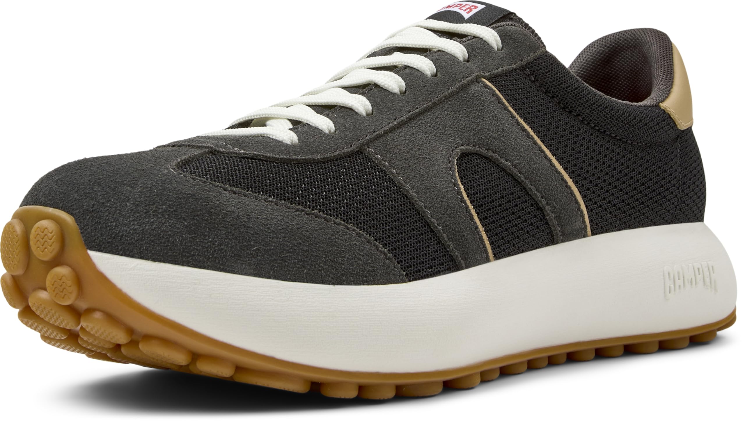 Camper Pelotas Athens K101060, Men's Sneakers, Black 008, 8 UK