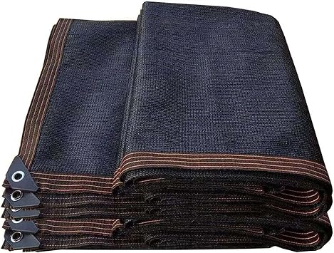 Sun Shade Cloths Sunblock Patio 10x36ft, Garden Shade Cloth with Grommets, Outdoor Black Sun Shade Netting for Outdoor Plant Greenhouse Flowers, 80% Shading Rate