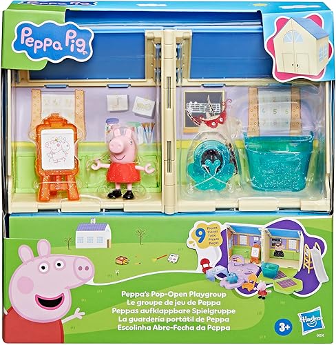 Miniatura 2 de Peppa Pig Peppa's Pop-Open Playgroup Playset con figura, juguetes preescolares para niñas y niños, niños a partir de 3 años