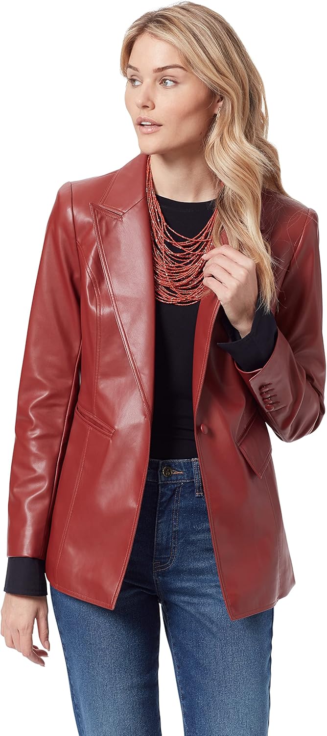 Sam Edelman Womens Margot Single Breasted Long Blazer