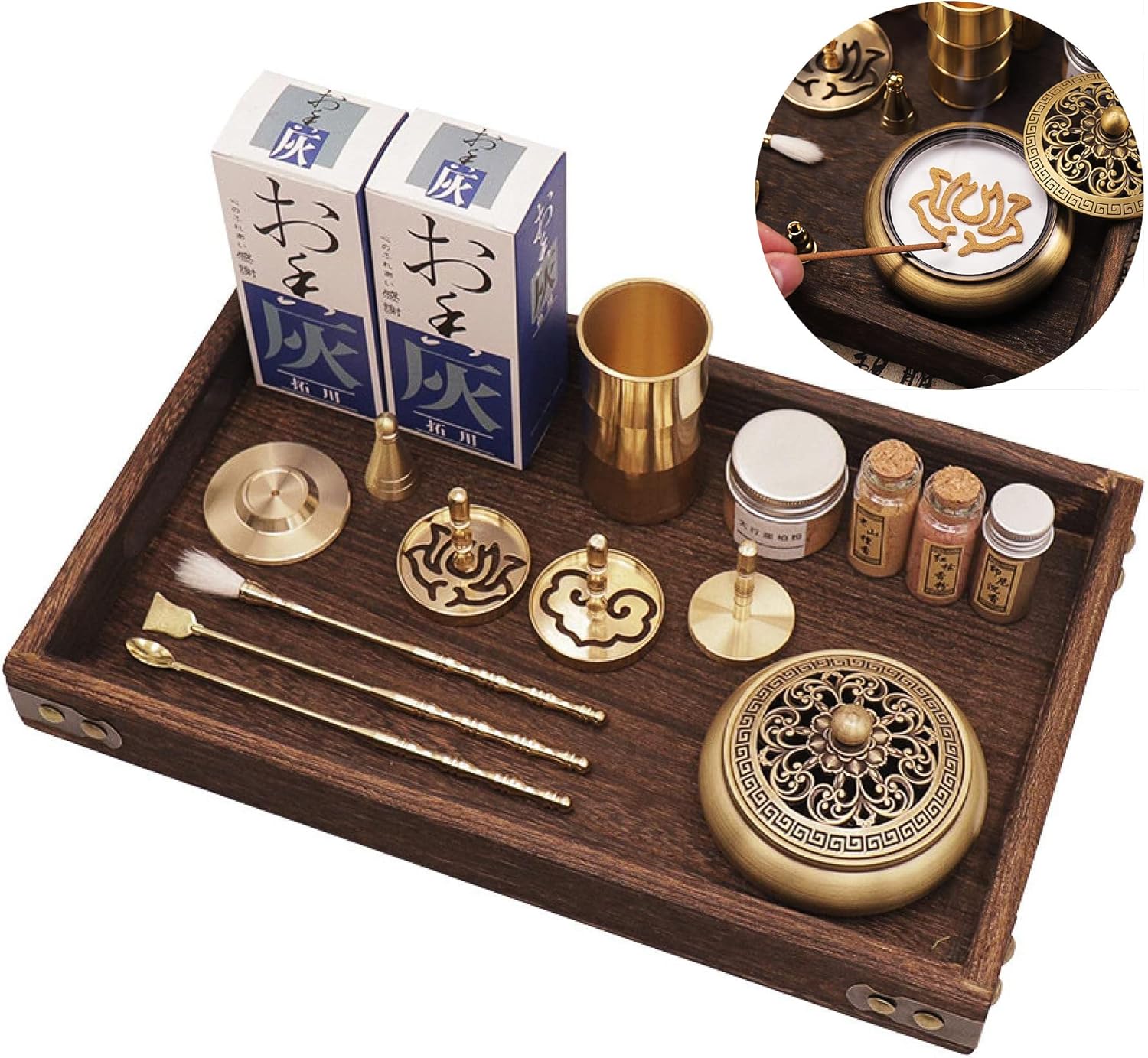 Chinese Incense Burner kit, Incense Powder Burner Kit