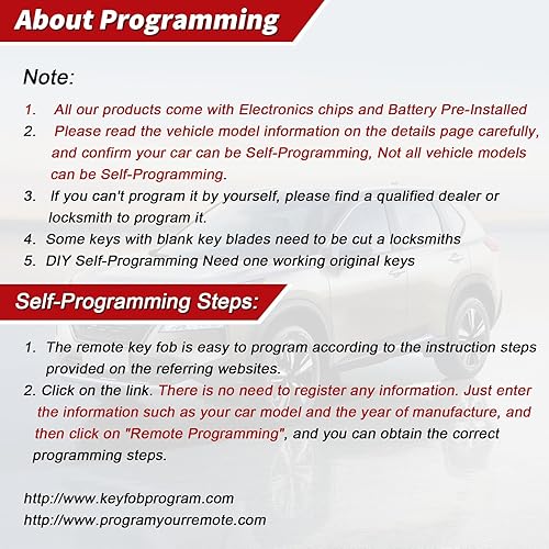 Miniatura 4 de NPAUTO Llavero de repuesto para Subaru Forester Outback Baja Impreza Legacy 1999 2000 2001 2002 2003 2004  Llavero de automóvil con control remoto