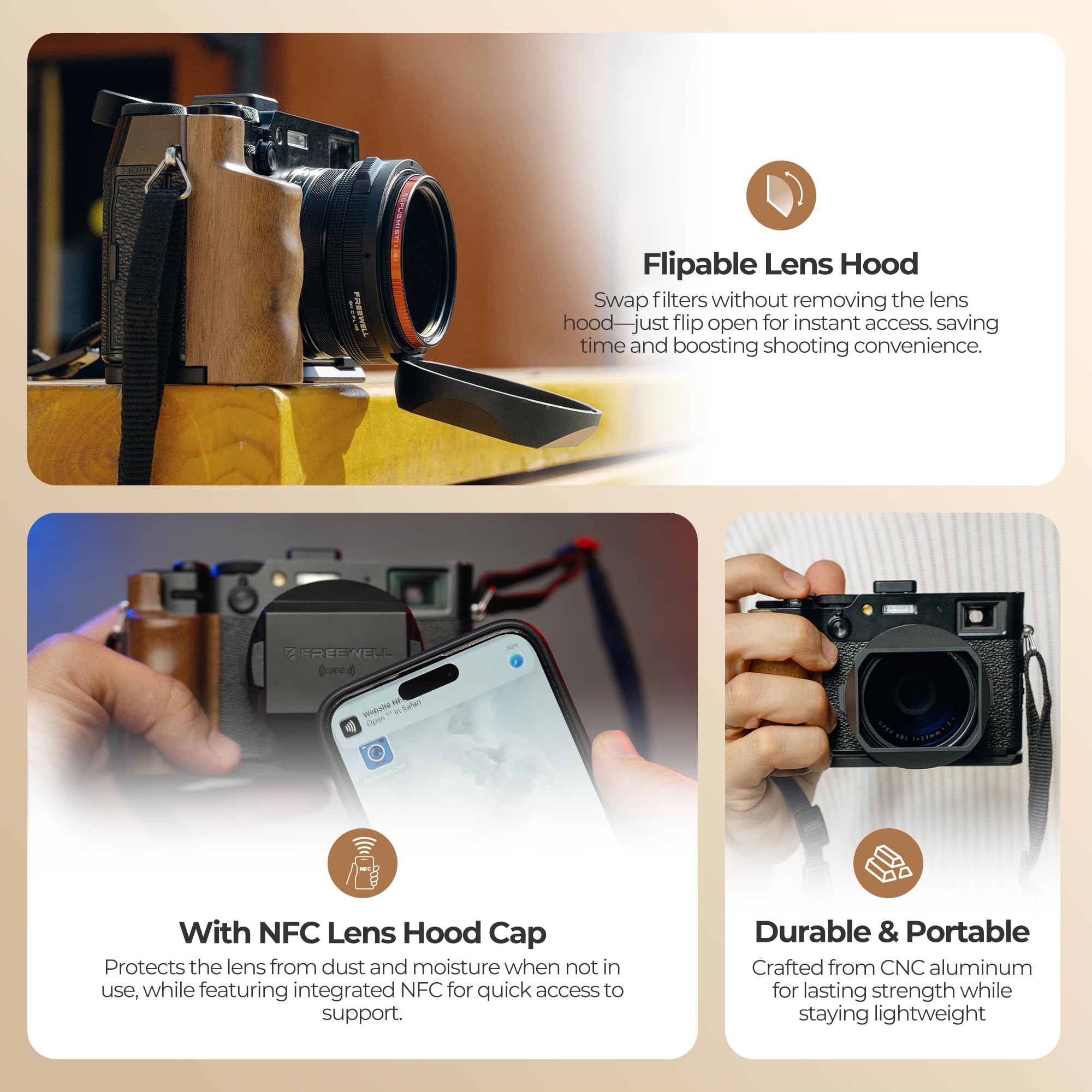 Amazon.com : Freewell The Real Lens Hood - Hybrid CPL/Mist Filter