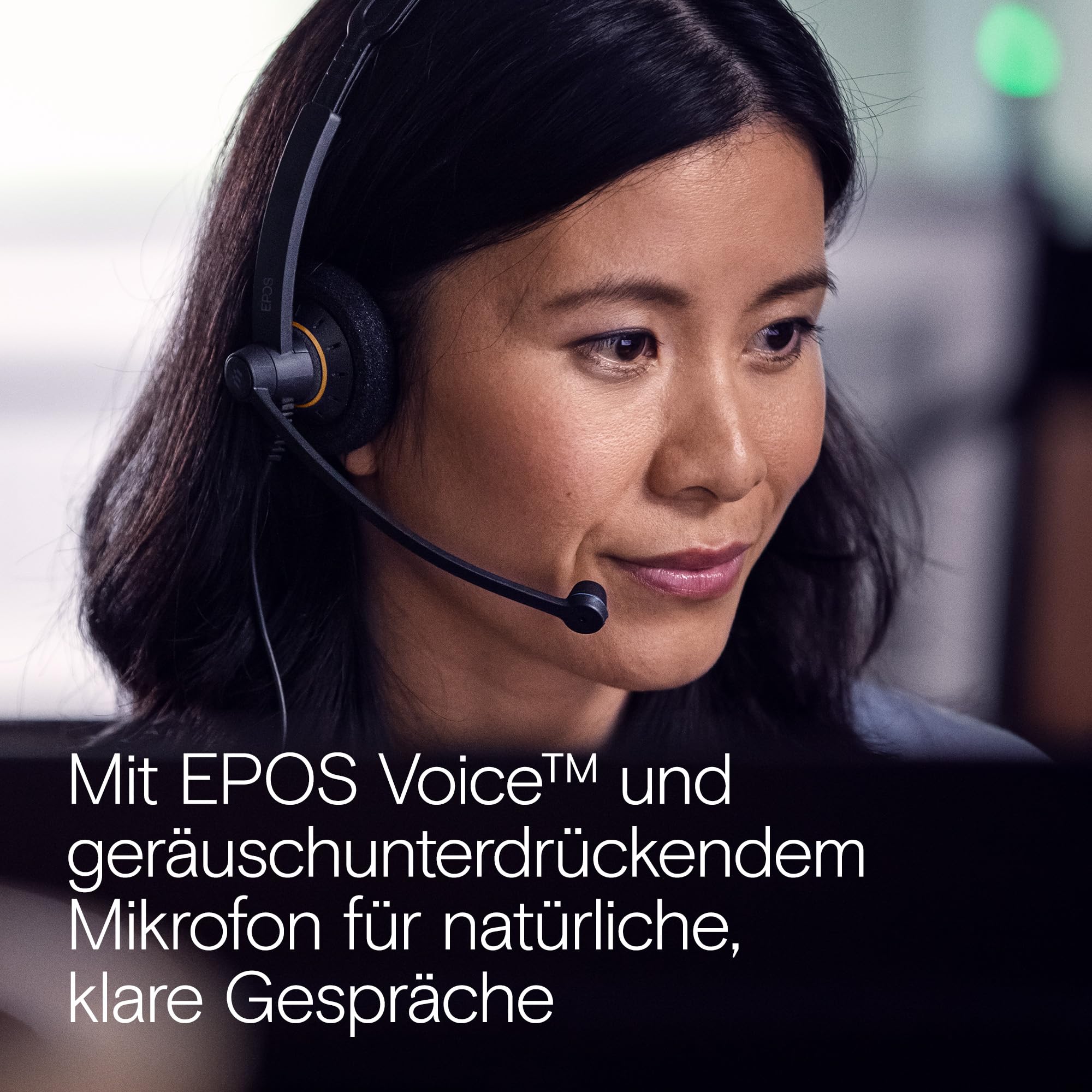 Sennheiser EPOS Impact SC 60 USB ML beidseitiges UC-Headset mit In-Line Call Control Zertifiziert für Skype for Business, 9734329000