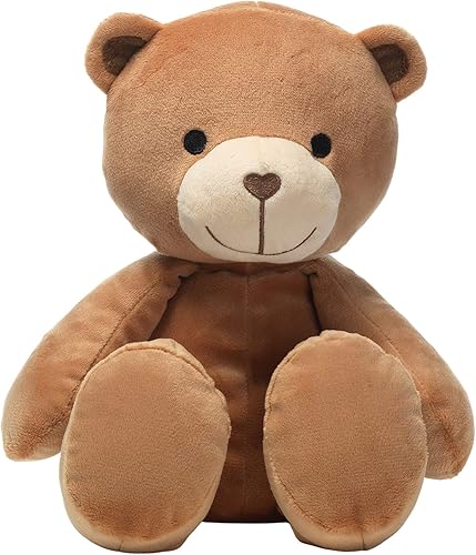 Bedtime Originals Alfabeto animal de peluche de oso marrón de peluche